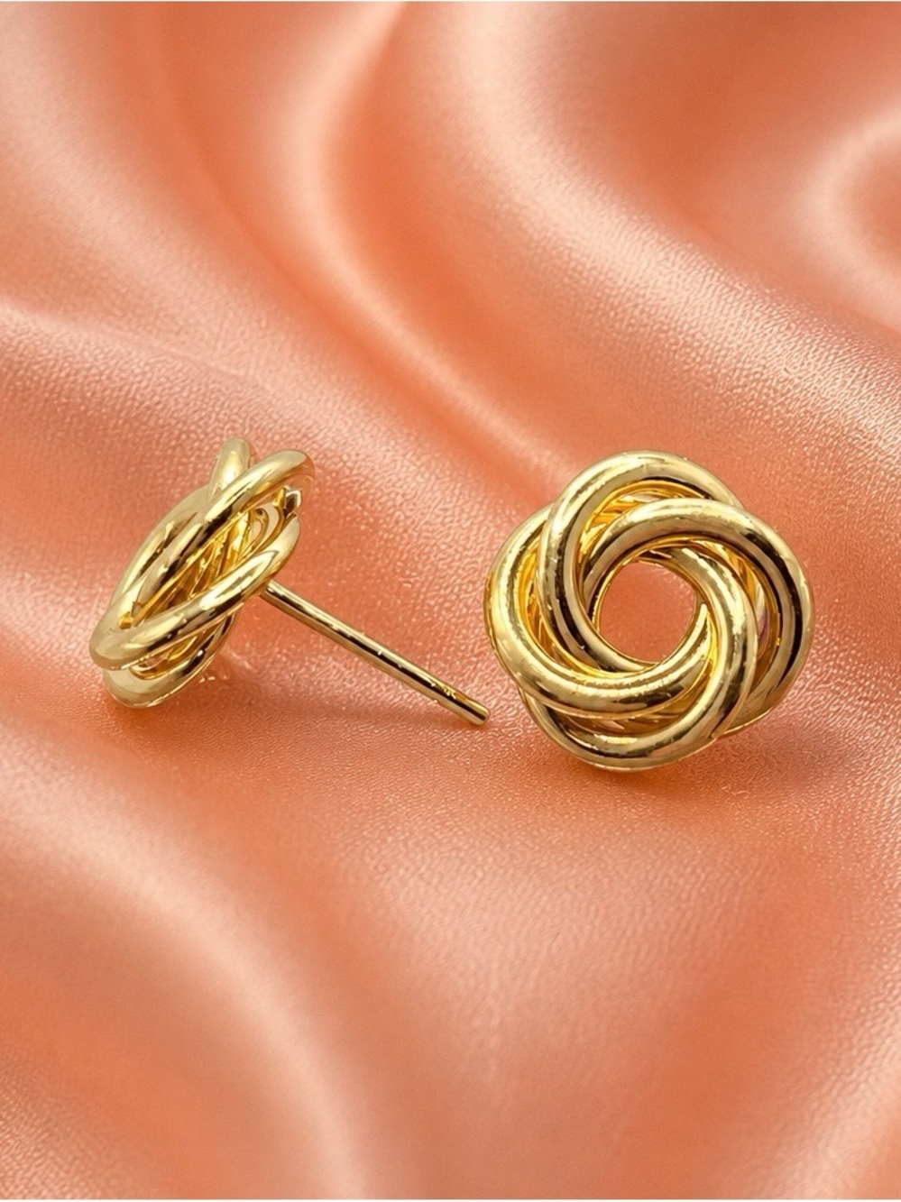 Designer Bony Levy 14K Gold Knot Earrings. Made in Italy. BRAND NEW! Genuine!